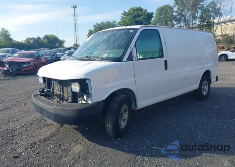 2015 Chevrolet Express 2500 Work Van из США, поврежденный, VIN 1GCWGFCF6F1167832